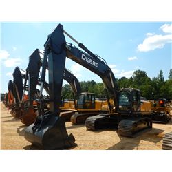 2014 JOHN DEERE 350G LC HYDRAULIC EXCAVATOR, VIN/SN:809954 - 10'6" STICK, 62" BUCKET, CAB, A/C, METE