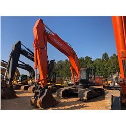 2008 HITACHI ZX350LC-3 HYDRAULIC EXCAVATOR, VIN/SN:920278 - 13' STICK, 46" BUCKET, THUMB, CAB, A/C,