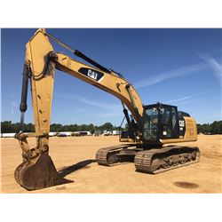 2012 CATERPILLAR 329EL HYDRAULIC EXCAVATOR, VIN/SN:PLW00361 - 10' STICK, 36" BUCKET, REAR CAMERA, CA
