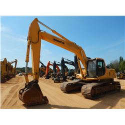 2002 KOMATSU PC270LC-6L HYDRAULIC EXCAVATOR, VIN/SN:A85155 - 10' STICK, 40" BUCKET, CAB, AC, METER R