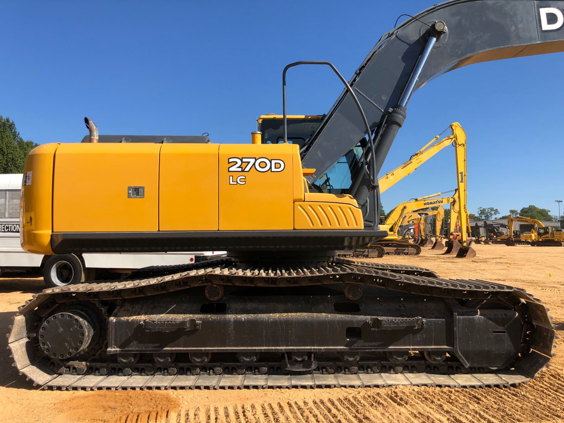 2008 JOHN DEERE 270D LC HYDRAULIC EXCAVATOR, VIN/SN:703633 - 10'-2 ...