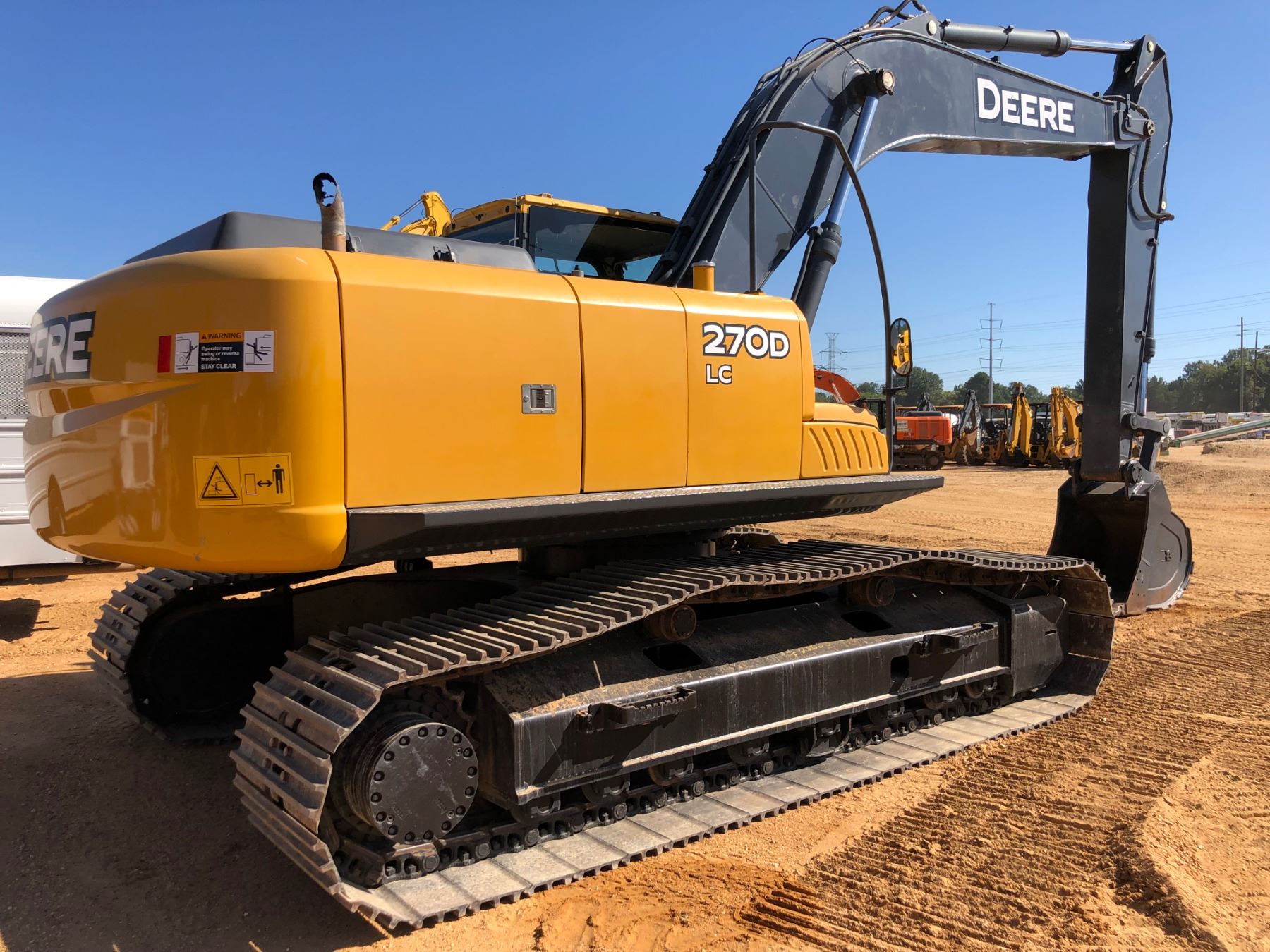 2008 JOHN DEERE 270D LC HYDRAULIC EXCAVATOR, VIN/SN:703633 - 10'-2 ...