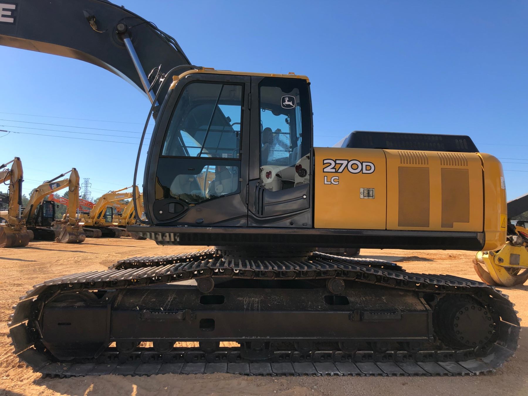 2008 JOHN DEERE 270D LC HYDRAULIC EXCAVATOR, VIN/SN:703633 - 10'-2 ...