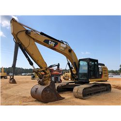 2015 CAT 326FL HYDRAULIC EXCAVATOR, VIN/SN:WGL00321 - 10' STICK, 50" BUCKET, COUPLER, CAB, A/C, METE