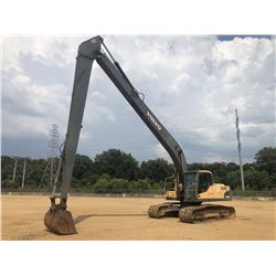 2010 VOLVO EC240C LR LONG REACH EXCAVATOR, VIN/SN:110833 - 60" BUCKET, CAB, A/C, METER READING 5,274