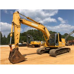 2003 JOHN DEERE 225C LC HYDRAULIC EXCAVATOR, VIN/SN:500022 - 10' STICK, 36" BUCKET, CAB, A/C, METER 