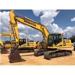 2015 KOMATSU PC210LC-10 HYDRAULIC EXCAVATOR, VIN/SN:A10956 - 9' 8" STICK, 36" BUCKET, COUPLER, AUX H