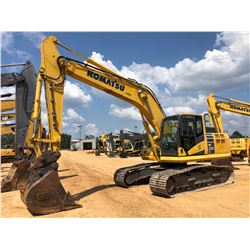2015 KOMATSU PC210LC-10 HYDRUALIC EXCAVATOR, VIN/SN:A10871 - 9' 8" STICK, 44" BUCKET, COUPLER, AUX H