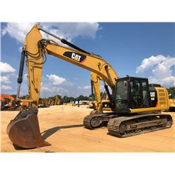 2014 CAT 320EL HYDRAULIC EXCAVATOR, VIN/SN:WBK02867 - 10' STICK, 42" BUCKET, AUX HYD, CAB, A/C, METE