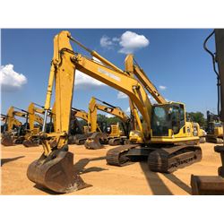 2012 KOMATSU PC200LC-8 HYDRAULIC EXCAVATOR, VIN/SN:A89664 - 9' 6" STICK, 48" BUCKET, THUMB, CAB, A/C