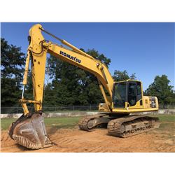 2012 KOMATSU PC200LC-8 HYDRAULIC EXCAVATOR, VIN/SN:A90909 - 9' 6" STICK, 48" BUCKET, CAB, A/C, METER