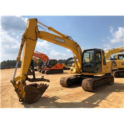 2005 JOHN DEERE 120C HYDRAULIC EXCAVATOR, VIN/SN:035152 - 8' STICK, 36" BUCKET, THUMB, METER READING