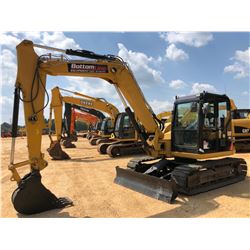 2013 CAT 308E2 CR HYDRAULIC EXCAVATOR, VIN/SN:TMX01245 - 7' 4" STICK, 18" BUCKET, AUX HYD, RUBBER PA