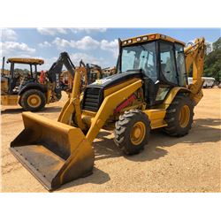 2006 CAT 420D LOADER BACKHOE, VIN/SN:FDP26662 - 4X4, E-STICK, BUCKET, CAB, A/C, METER READING 7,899