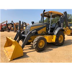 2015 JOHN DEERE 310K LOADER BACKHOE, VIN/SN:272862 - 4X4, BUCKET, CANOPY, METER READING 3,783 HOURS