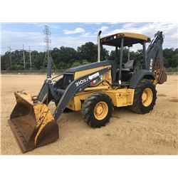2011 JOHN DEERE 310SJ LOADER BACKHOE, VIN/SN:204104 - 4X4, E-STICK, BUCKET, CANOPY, METER READING 3,