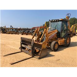 2007 CASE 580 SUPER M LOADER BOACKHOE, VIN/SN:N7C426582 - 4X4, E-STICK, BUCKET, COUPLER, AUX HYD, CA