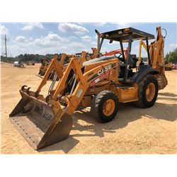2010 CASE 580M SERIES III LOADER BACKHOE, VIN/SN:JJGN580MAAC530218 - 4X4, E STICK, BUCKET, CANOPY, M