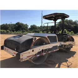 2007 INGERSOLL-RAND DD138HF ROLLER, VIN/SN:194593 - TANDEM, VIBRATORY, 84" SMOOTH DRUMS, CANOPY, MET