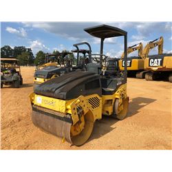 2006 BOMAG BW120 AD ROLLER, VIN/SN:101880022521 - TANDEM, 47" DRUMS, VIBRATORY, CANOPY, METER READIN