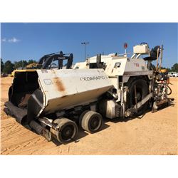 TEREX 552 ASPHALT PAVER, VIN/SN:60293 - RUBBER TIRE, STRETCH, 20' SCREED, METER READING 3,587 HOURS