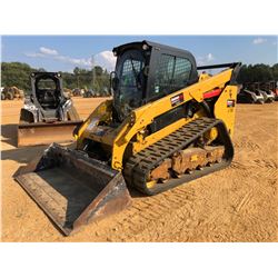 2014 CAT 299D SKID STEER LOADER, VIN/SN:GTC00656 - CRAWLER, BUCKET, CAB, A/T, METER READING 2,564 HO