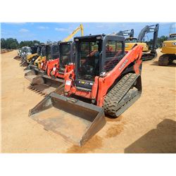 2017 KUBOTA SVL95-2S SKID STEER LOADER, VIN/SN:31838 - CRAWLER, TWO SPEED, BUCKET, CAB, AC, METER RE