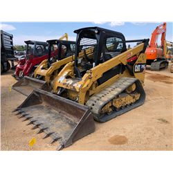 2014 CAT 289D SKID STEER LOADER, VIN/SN:TAW02078 - CRAWLER, TWO SPEED, BUCKET, CANOPY, METER READING