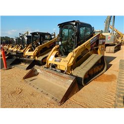 2015 CAT 279D SKID STEER LOADER, VIN/SN:GTL02137 - CRAWLER, TWO SPEED, BUCKET, CAB, A/C, METER READI