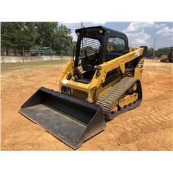 2018 CAT 249D SKID STEER LOADER, VIN/SN:GWR02258 - CRAWLER, HIGH FLOW, BUCKET, CANOPY, METER READING