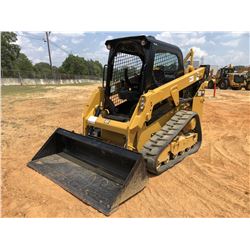 2017 CAT 249D SKID STEER LOADER, VIN/SN:GWR01256 - CRAWLER, BUCKET, CANOPY, METER READING 241 HOURS