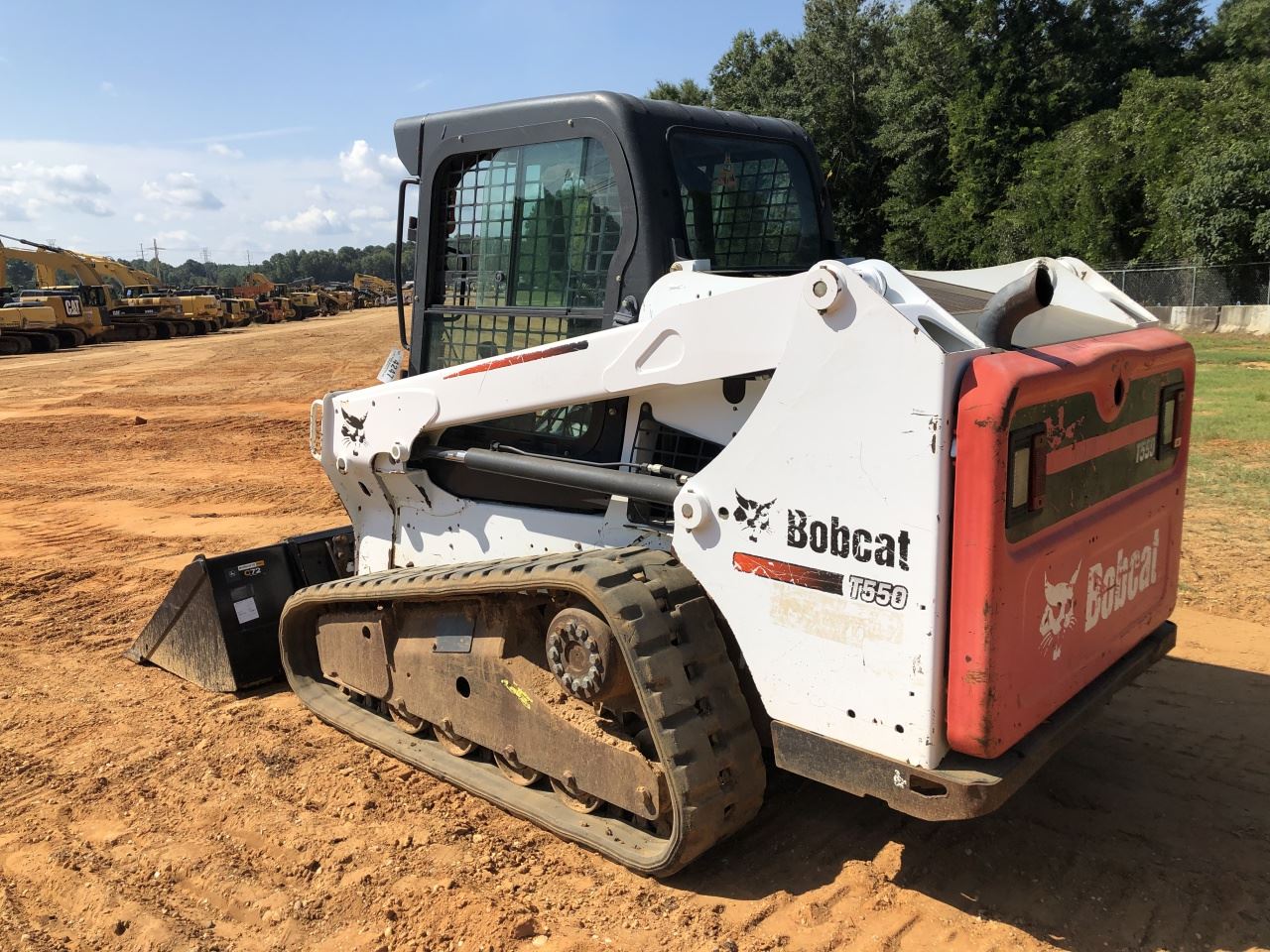 2014 BOBCAT T550 SKID STEER LOADER, VIN/SNAJZV11644 CRAWLER, BUCKET