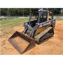 2010 JOHN DEERE 319D SKID STEER LOADER, VIN/SN:187848 - CRAWLER, BUCKET, CANOPY, METER READING 2,261