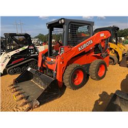 2016 KUBOTA SSV65 SKID STEER LOADER, VIN/SN:11198 - WHEELED, 2 SPEED, BUCKET, CANOPY, METER READING