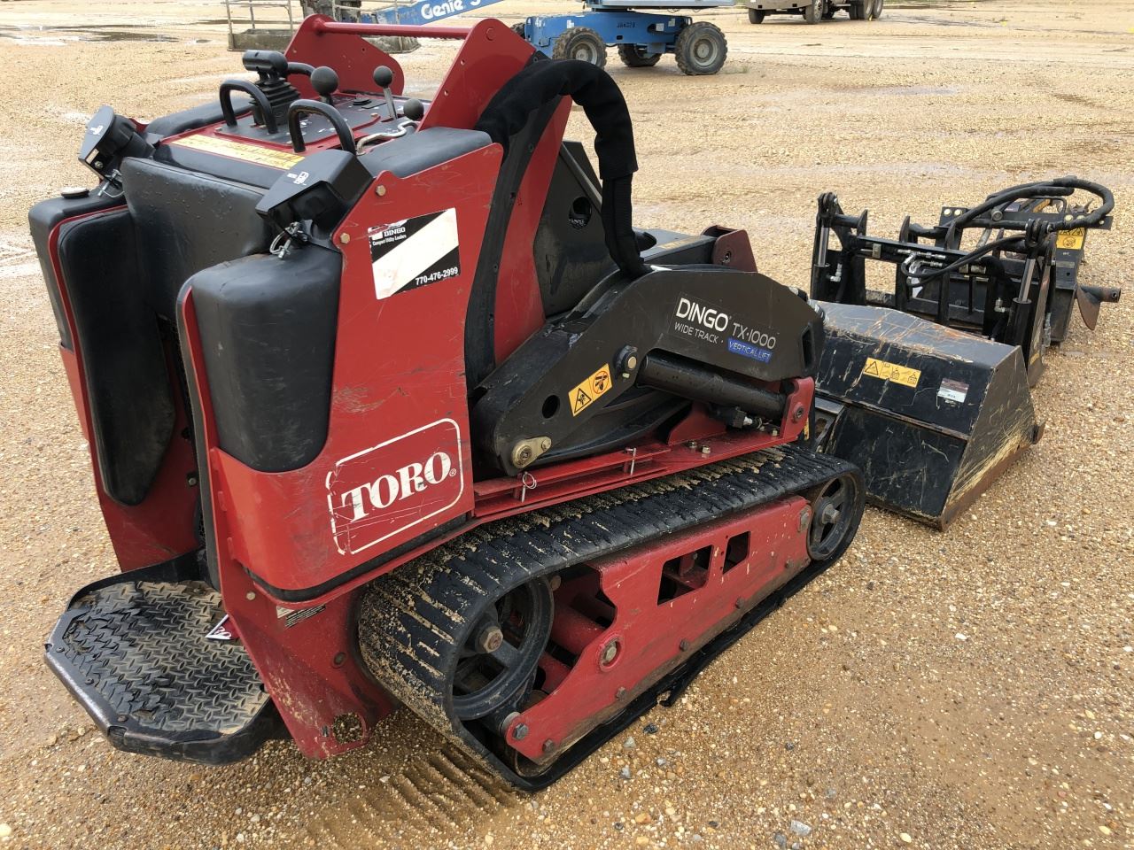 DINGO TX1000 SKID STEER LOADER, VIN/SN401381172 WALK BEHIND, CRAWLER