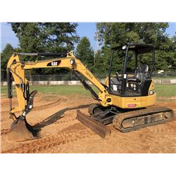 2012 CATERPILLAR 304E MINI EXCAVATOR, VIN/SN:TTN00483 - 4' 6" STICK, 22" BUCKET, HYD THUMB, AUX HYD,