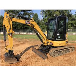 2016 CATERPILLAR 303.5E2 CR MINI EXCAVATOR, VIN/SN:JWY00844 - 5' STICK, 24  BUCKET, AUX HYD, BLADE, 