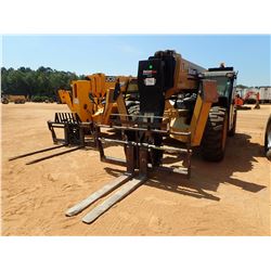 2015 CAT TL1255C TELESCOPIC FORKLIFT, VIN/SN:DHW01360 - 12,000LB CAP, 55' REACH, OUTRIGGERS, CAB, A/