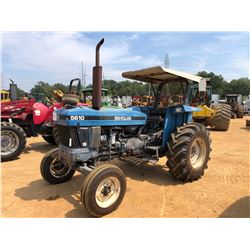 NEW HOLLAND 5610 FARM TRACTOR, VIN/SN:82853234 - (2) REMOTES, CANOPY
