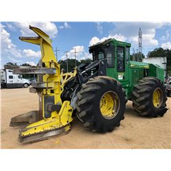 JOHN DEERE 843K FELLER BUNCHER, VIN/SN:664697 - JOHN DEERE 22B SAW HEAD, CAB, A/C, 30.5-32 TIRES
