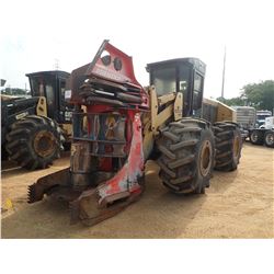 2011 CAT 563 FELLER BUNCHER, VIN/SN:HA200043 - PRENTICE SH-50 SAW HEAD, CAB, A/C, 28L-26 TIRES, METE