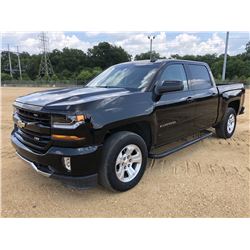 2018 CHEVROLET SILVERADO Z71 PICKUP TRUCK, VIN/SN:3GCUKREC3JG251658 - 4X4, CREW CAB, V8 GAS, A/T, LI