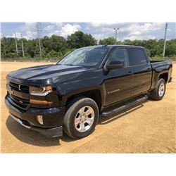 2018 CHEVROLET SILVERADO Z71 PICKUP TRUCK, VIN/SN:3GCUKREC8JG250697 - 4X4, CREW CAB, V8 GAS, A/T, LI