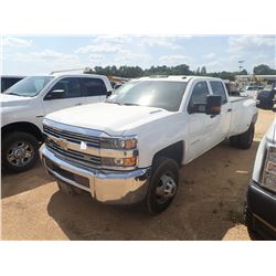2016 CHEVROLET 3500HD PICK UP, VIN/SN:1GC4KYC82GF212630 - 4X4, CREW CAB, DURAMAX DIESEL, A/T, ODOMET