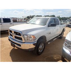 2017 DODGE 2500HD PICK UP, VIN/SN:3C6TR5DT4HG613208 - 4X4, CREW CAB, V8 HEMI GAS ENGINE, A/T, ODOMET