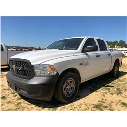 2013 DODGE RAM 1500 PICK UP, VIN/SN:1C6RR6KT4D5618558 - CREW CAB, V8 GAS ENGINE, A/T, ODOMETER READI