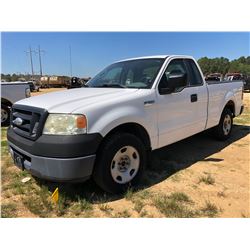 2008 FORD F150 PICKUP, VIN/SN:1FTRF12W58KC86893 - EXTRA CAB