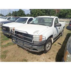 2008 GMC SIERRA PICKUP TRUCK, VIN/SN:1GTEC14X28Z244184 - V6 GAS ENGINE, A/T, ODOMETER READING 271,72