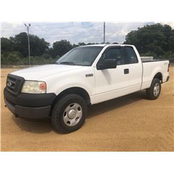 2005 FORD F150 PICKUP TRUCK, VIN/SN:1FTRX14W75FB72800 - 4X4, EXT CAB, V8 GAS, A/T, ODOMETER READING 