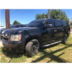 2009 CHEVROLET TAHOE VIN/SN:1GNEC03099R269753 - V8 GAS ENGINE, A/T, ODOMETER READING 170,903 MILES (